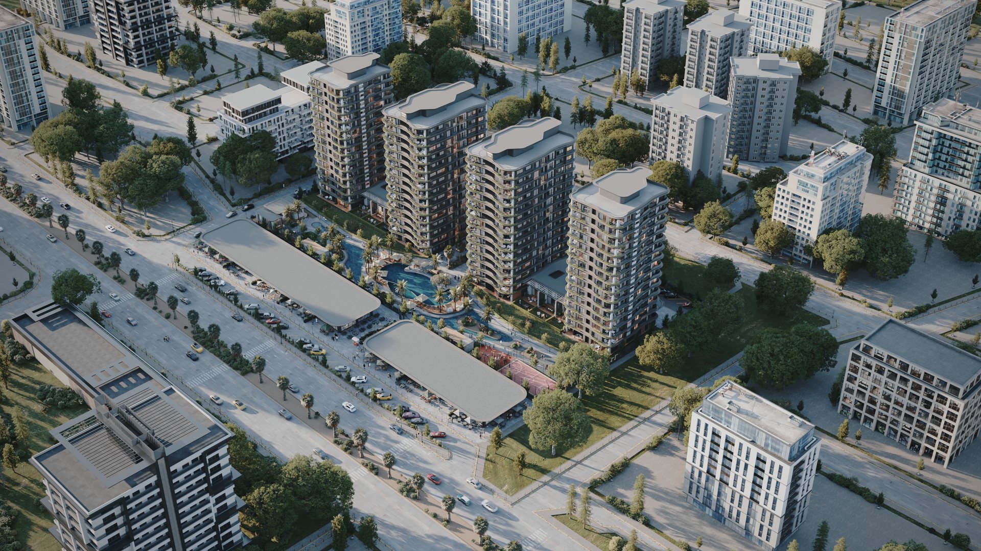 UBB Mersin Tekince Projesi - Dış Mekân Görselleştirme